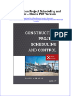 Read Online Textbook Construction Project Scheduling and Control Version Ebook All Chapter PDF