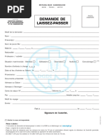 Demande de Carte de Séjour au Gabon | PDF