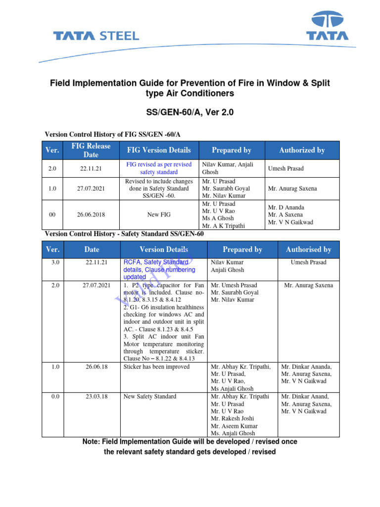 Fire Prevention Guide for AC Units | PDF | Air Conditioning ...