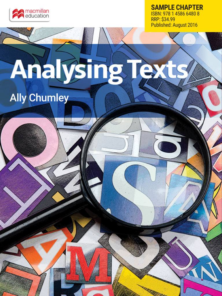 Analysing Texts | PDF | Poetry | Information