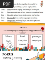 Pokus NG Pandiwa Worksheet | PDF