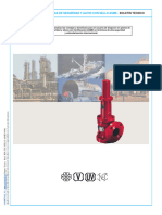 Valvulas de seguridad y Alivio Bajo Standar ASME