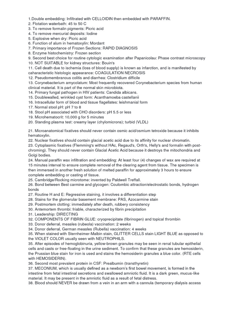 MedTech Recall Notes | PDF | Adrenal Gland | Anemia