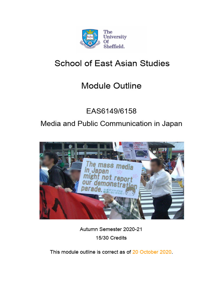 Media Communication in Japan Module | PDF | Bibliography | Learning