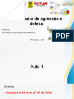 Mecanismo de Agressão e Defesa 8 - Profa Roseli Monteiro