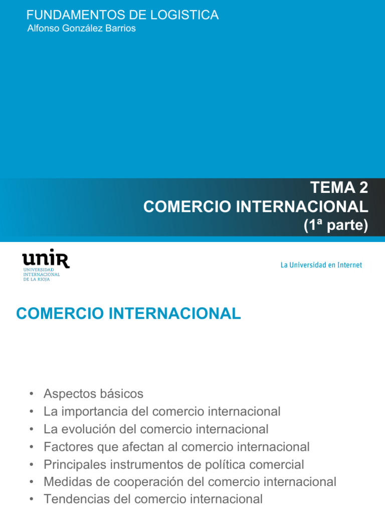 Fundamentos del Comercio Internacional | PDF | Balance de pagos | El ...