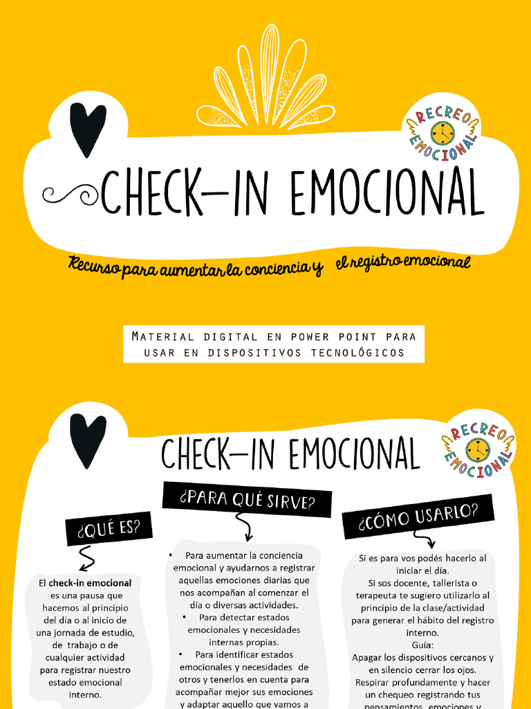 CHECK-IN EMOCIONAL - Versión Power Point - PPTX - 20230923 - 135101 ...