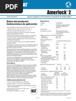 Ficha Técnica Amerlock 2/400 Comex | PDF