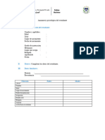 Anamnesis Psicologica