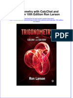 Read Online Textbook Trigonometry With Calcchat and Calcview 10Th Edition Ron Larson Ebook All Chapter PDF