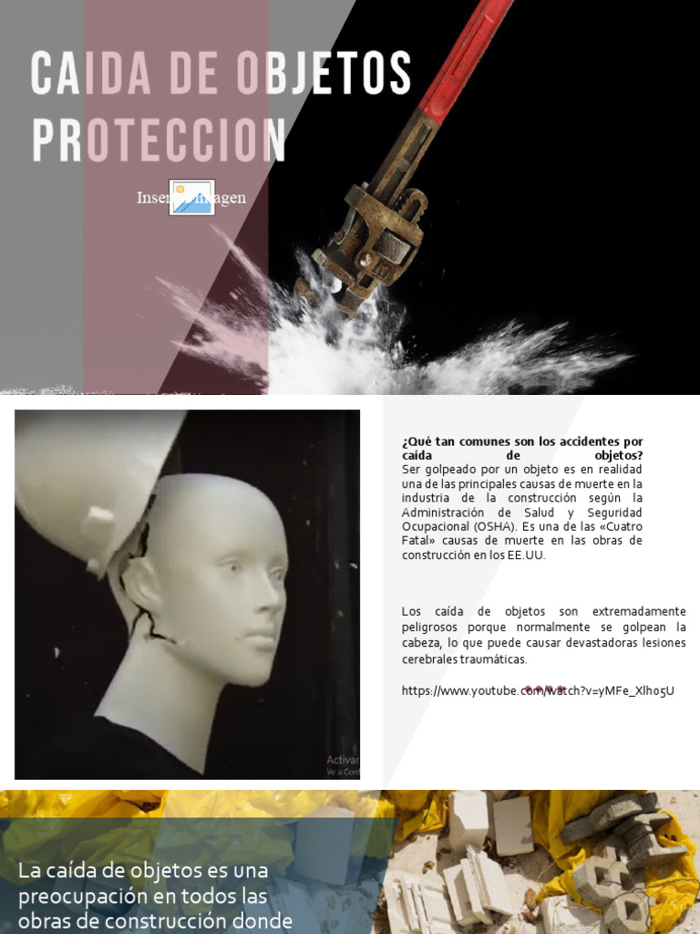 Accidentes por Caída de Objetos en Construcción | PDF