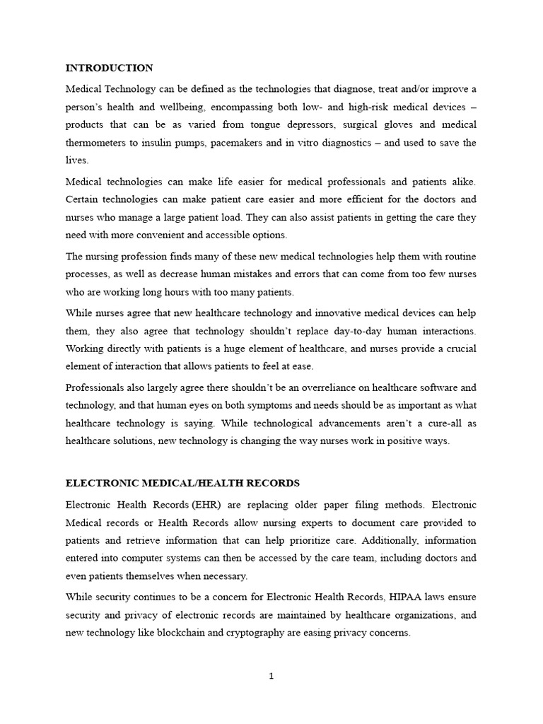 Electronic Health Records | PDF | Medical Imaging | Infrared