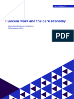 ILO Decent Work and Care Economy 2024