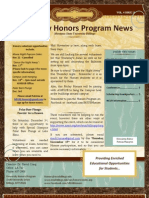 November 14 Honors Newsletter