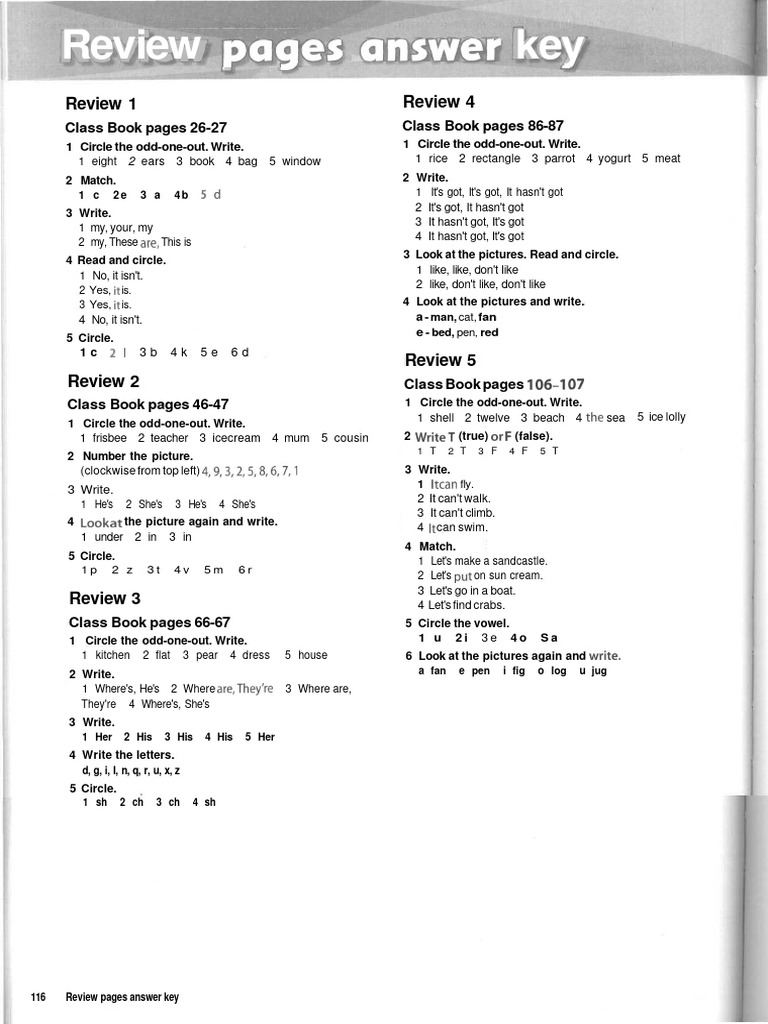 Đáp Án Workbook Fa1 | PDF
