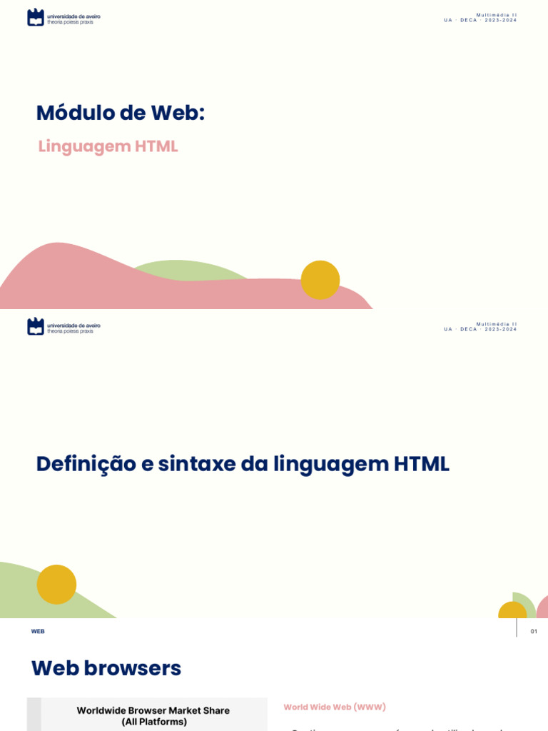 MM2 WEB01 Slides PDF Html Rede Mundial De Computadores