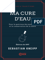 Ma Cure d'Eau Pour La Guerison - Sebastian Kneipp