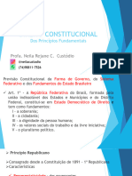 Constitucional I - Princípios Fundamentais