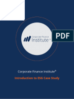 Introduction to ESG Case Study
