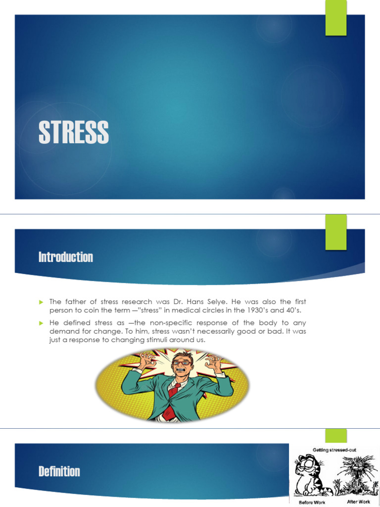 Understanding Stress: Causes and Management | PDF | Stress (Biology ...