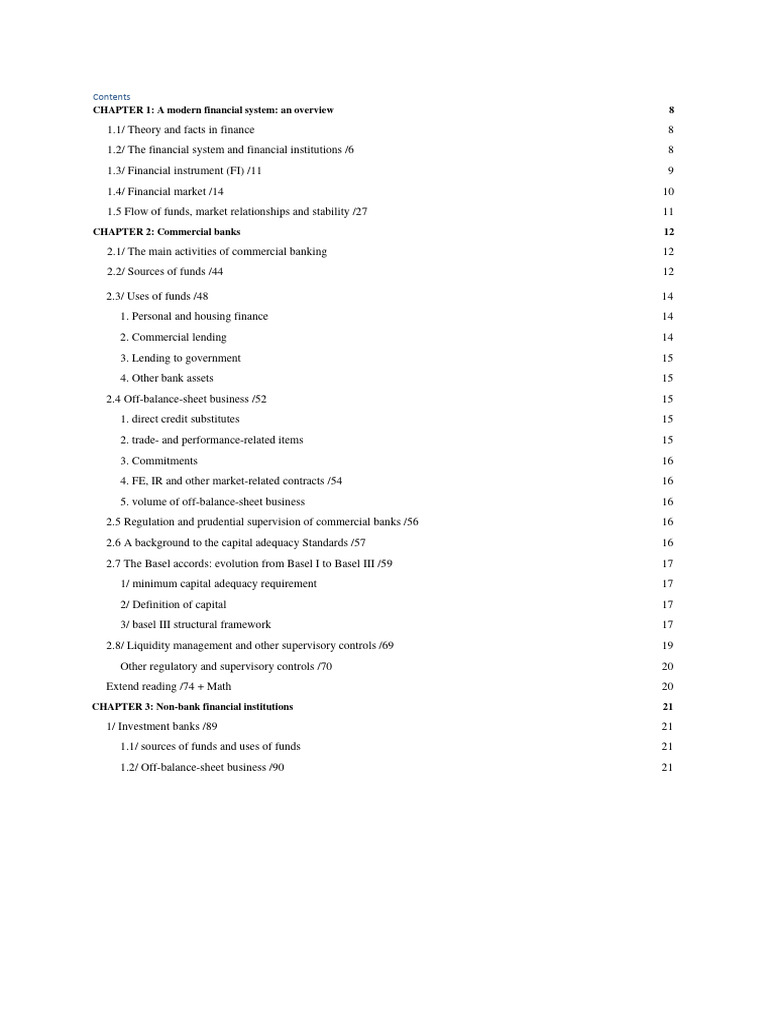 (FIM) Chapters Notes (NEW) | PDF | Securities (Finance) | Basel Iii