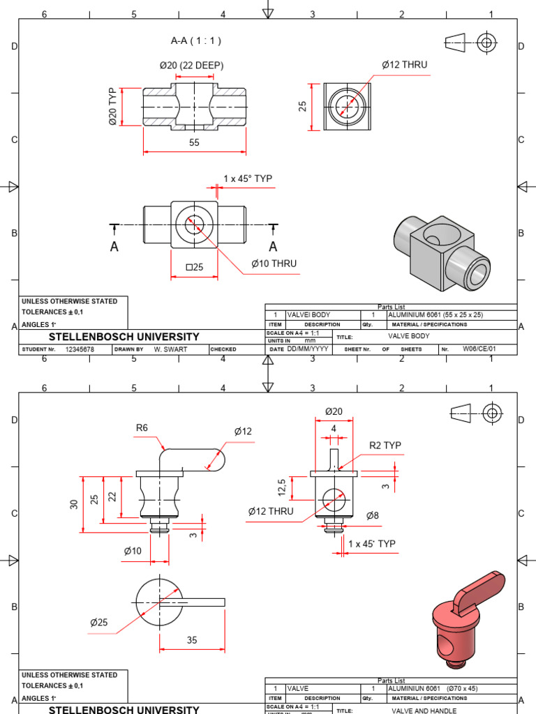 Week 6 Reference Drawings | PDF