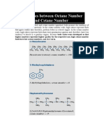 Differences Between Octane Number and Cetane Number