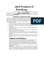 Finished Products of Petroleum