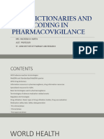 Drug Dictionaries and Coding in Pharmacovigilance