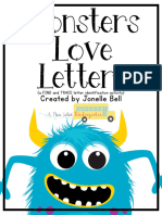 Monsters Love Letters Find and Trace Alphabet Freebie