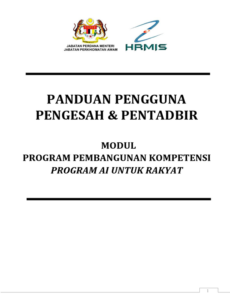 Panduan pengguna program ai untuk rakyat pengesah dan pentadbir pdf