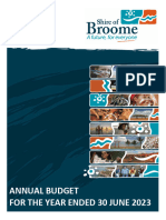 2022 23 Broome Annual Budget