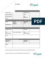 Project Quotation Ticket