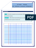 5ème Année _ Français _production grammaire et orthographe Module 6