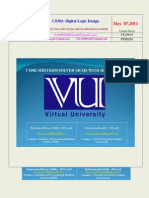 CS302- Digital Logic Design LATEST SOLVED MCQS FROM MIDTERM PAPERS