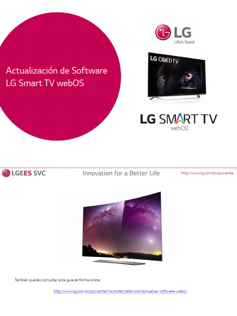 Actualización de Software LG Smart TV | PDF | Memoria USB | Archivo de ...