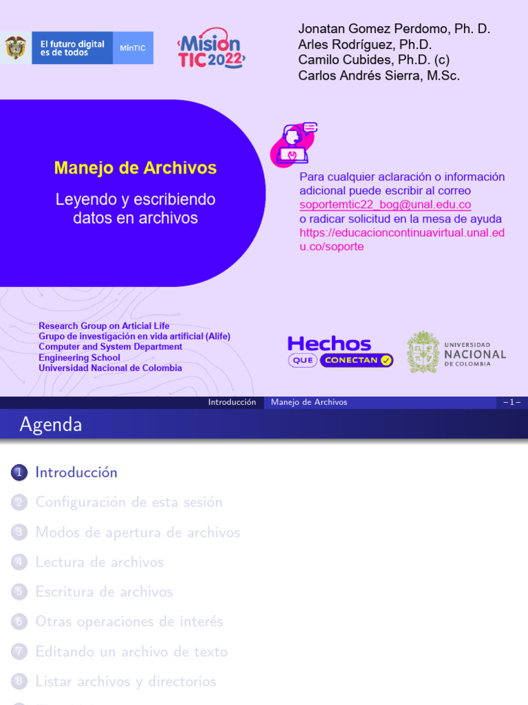 Manejo de Archivos en Python | PDF | Archivo de computadora | Programación