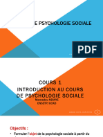 COURS-INTRO PSYCHO SOCIALE