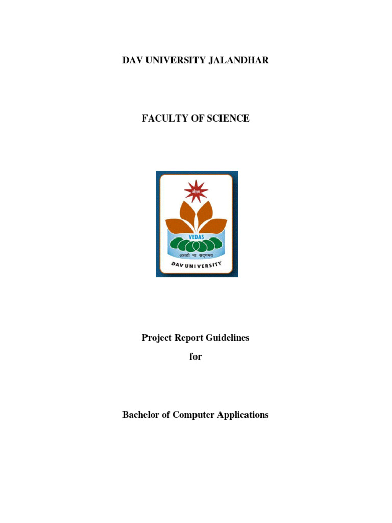 BCA PROJECT GUIDELINES | PDF | System | Software