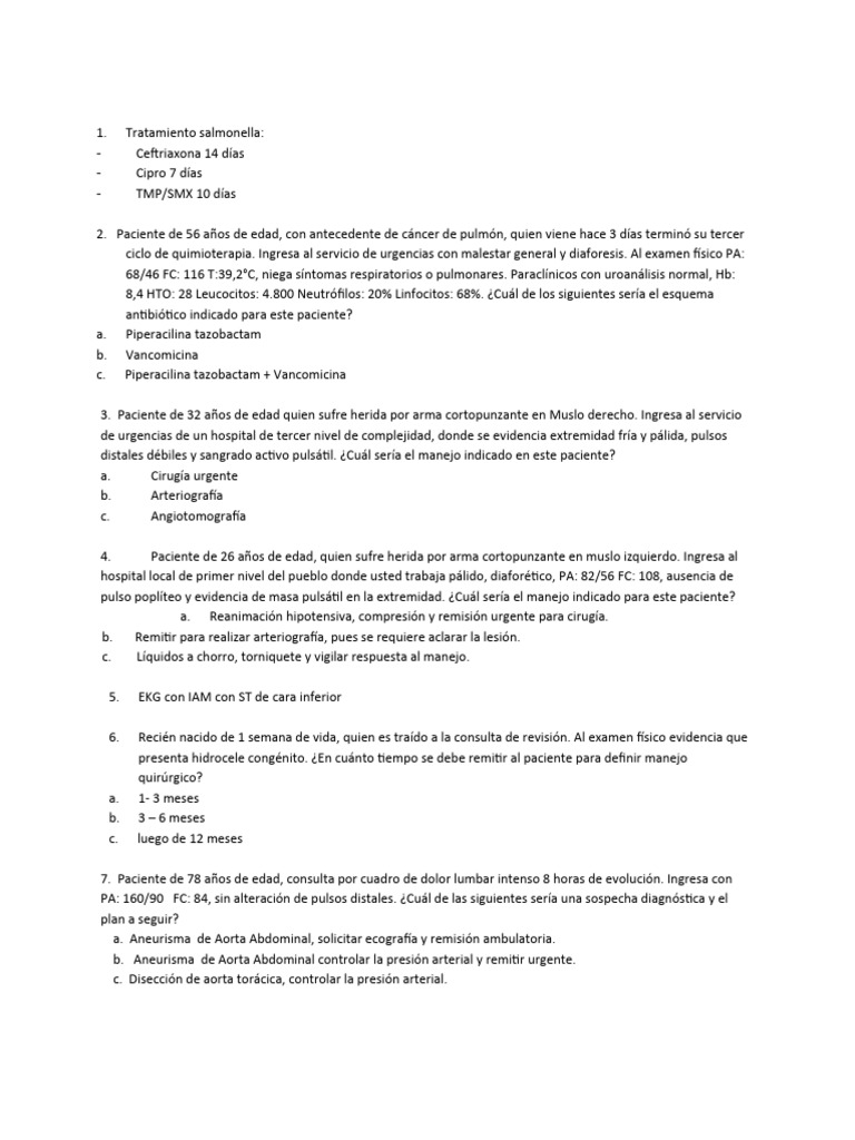 Examen UdeA 2015 | PDF | Alergia | Enfermedades y trastornos