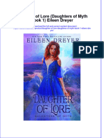 Read online textbook Daughter Of Lore Daughters Of Myth Book 1 Eileen Dreyer ebook all chapter pdf 