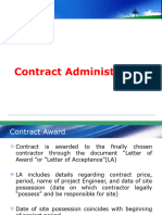 Lesson 7 Contract Adminsitration