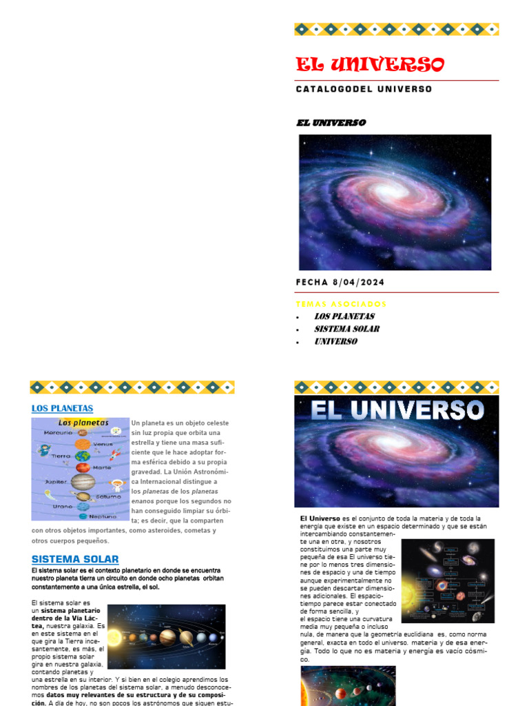 El Universo Pdf _ LA TIERRA Y EL UNIVERSO LA – MUVZMJ