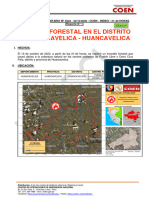 Reporte Complementario #3543 20oct2020 Incendio Forestal en El Distrito de Huancavelica Huancavelica 1