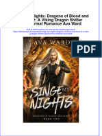 Read Online Textbook Singe My Nights Dragons of Blood and Bone 2 A Viking Dragon Shifter Paranormal Romance Ava Ward Ebook All Chapter PDF