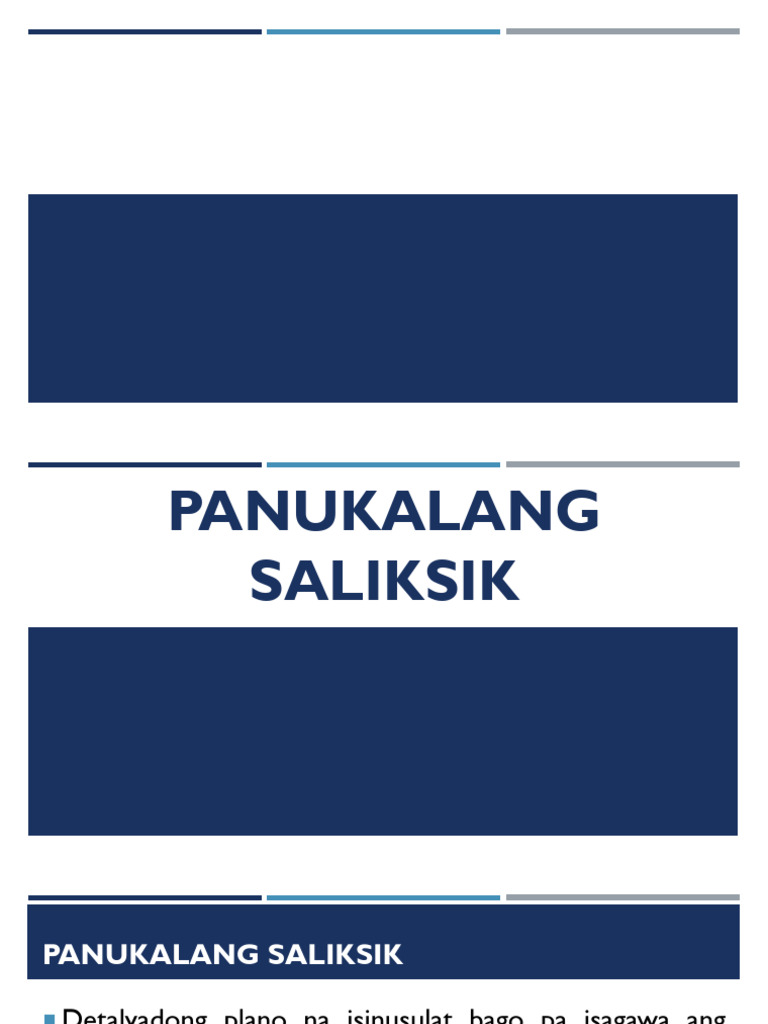 20 Panukalang Saliksik | PDF