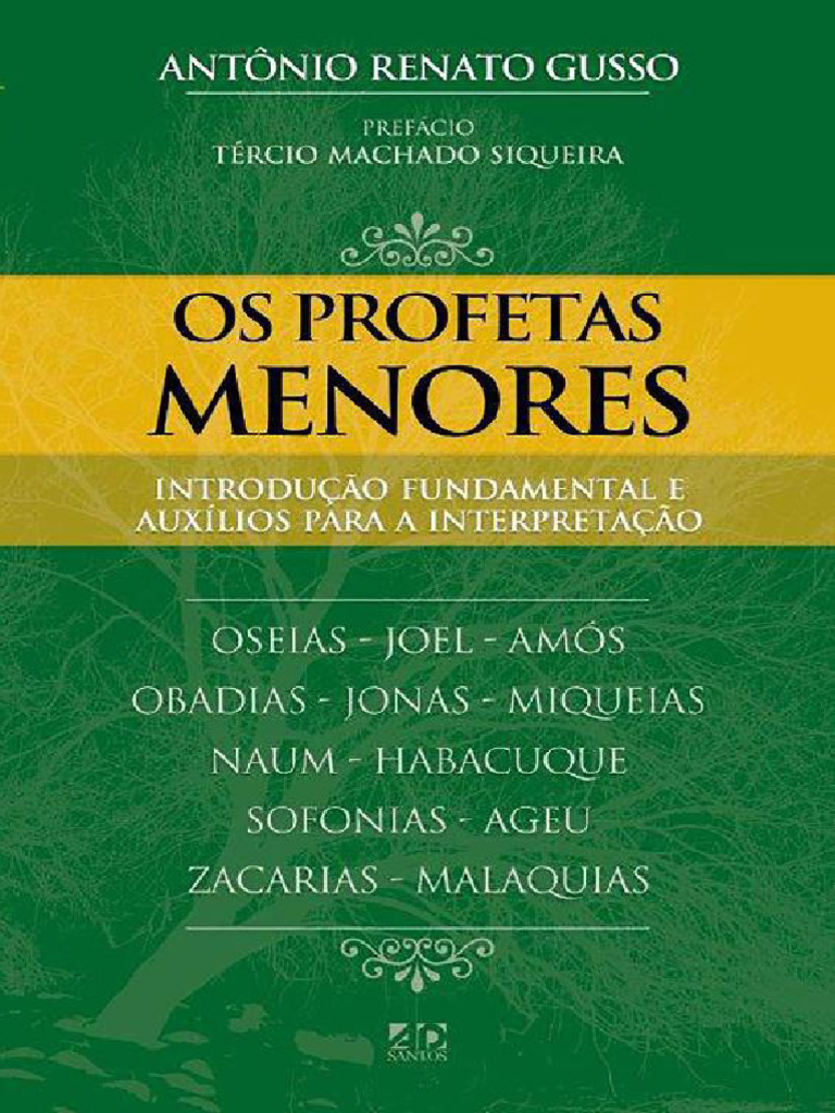 5 Os Profetas Menores Pdf Profeta Bíblia
