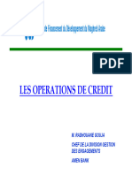 Cours Les Opérations de Crédit - IfID