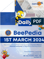 Beepedia Daily Current Affairs (Beepedia) 1st March 2024