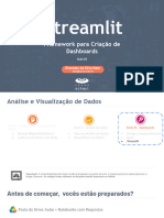 Streamlit: Framework para Criação de Dashboards